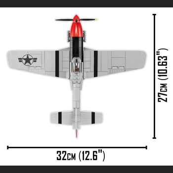 Mustang P-51D 265 Kl.Samolot - Top Gun